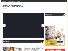 Tablet Screenshot of cadenadimension.com.ar